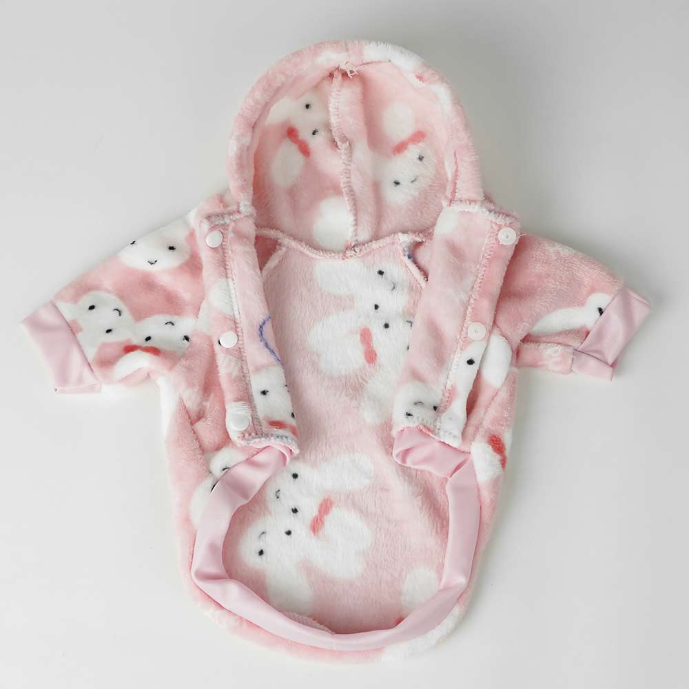 Bunny Pet Hoodie -Pink🐰🐾