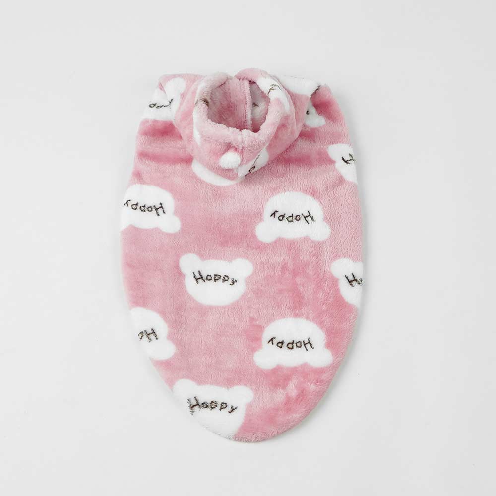 Happy Bear Pet Hoodie -Pink🌸🎀🐾