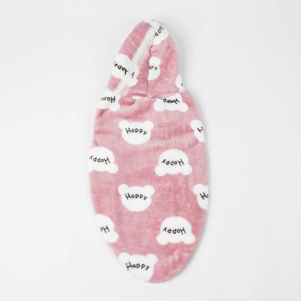 Happy Bear Pet Hoodie -Pink🌸🎀🐾