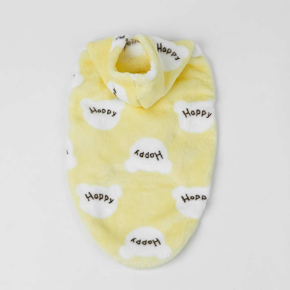 Happy Bear Pet Hoodie -Yellow š»āāļøš¼
