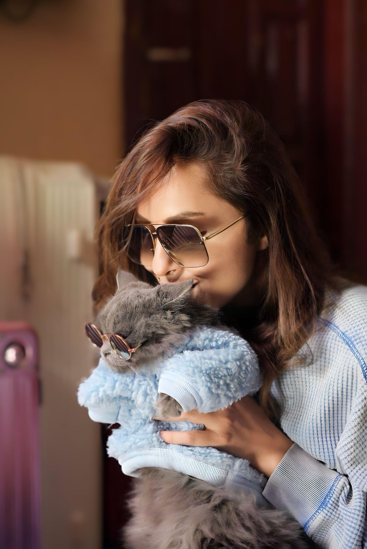 Cozy Pet Sweater - Powder Blue š©µ