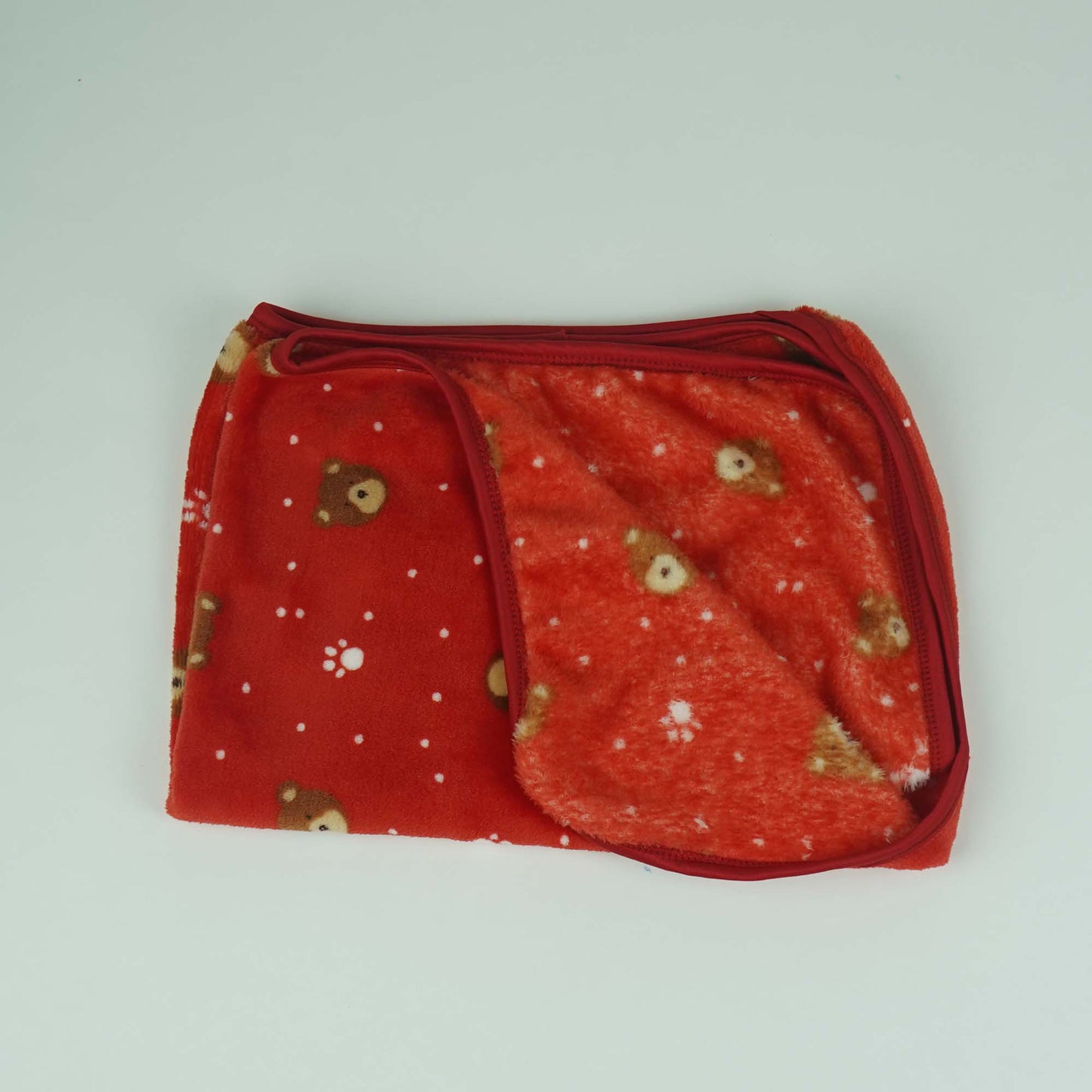 Bear Pet Blanket Red š»