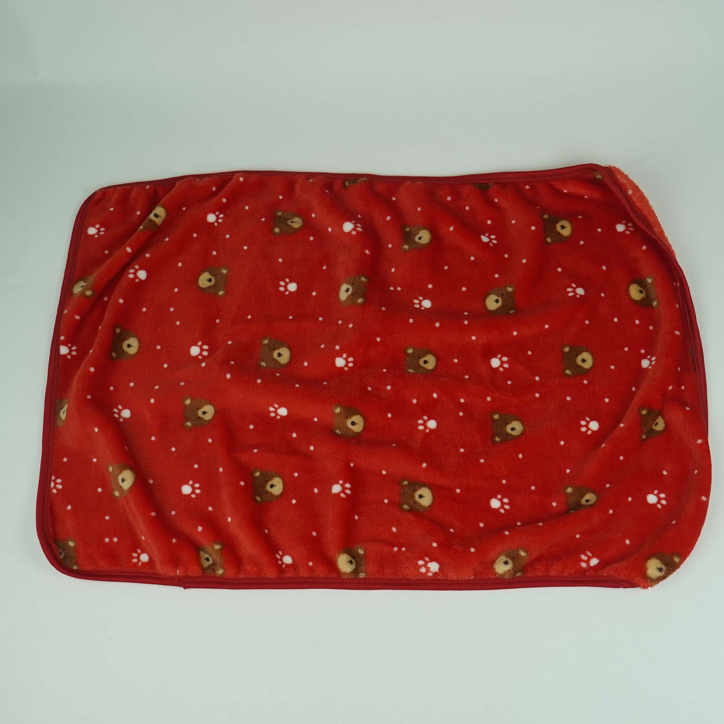 Bear Pet Blanket Red š»