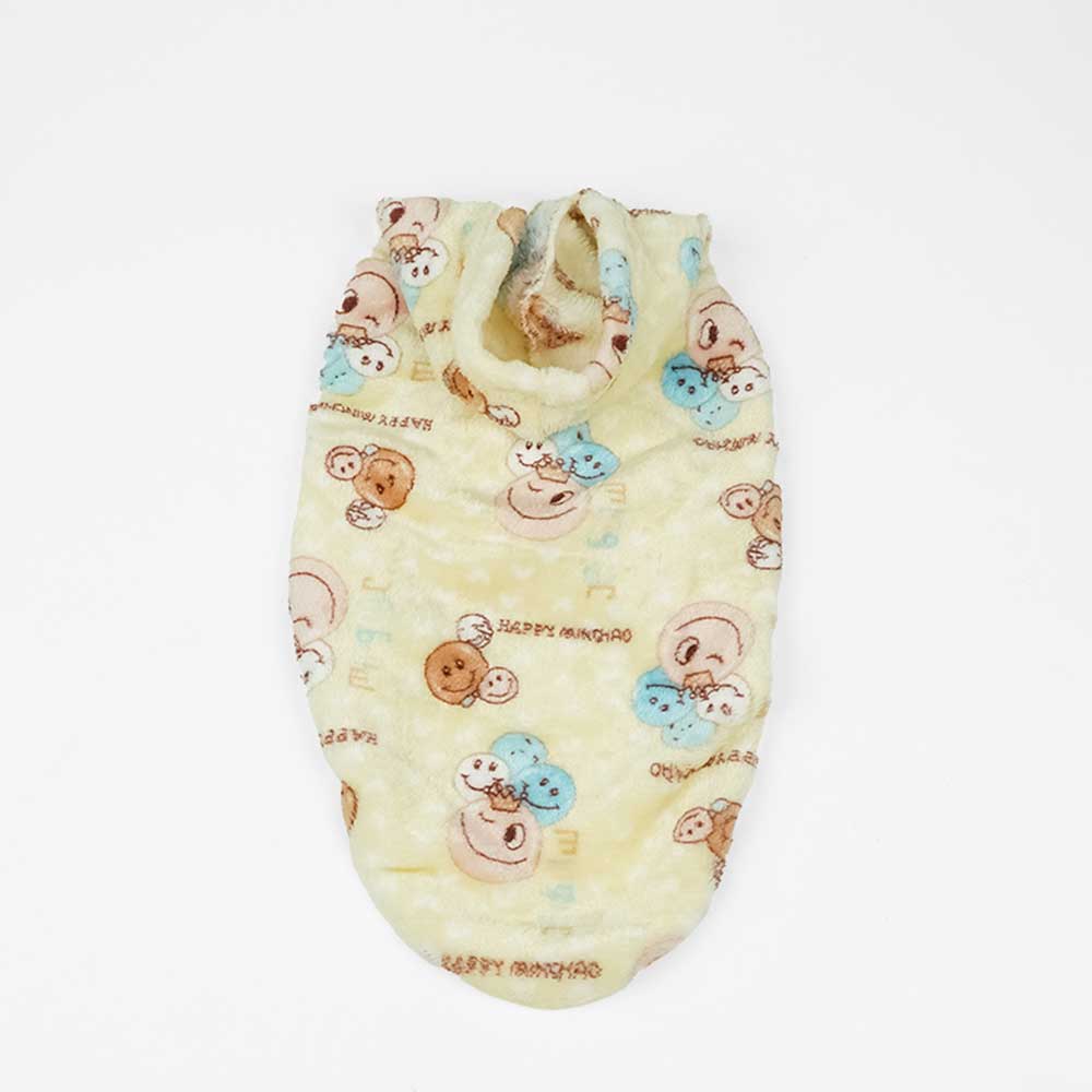 Happy Faces Pet Hoodie- yellow😊