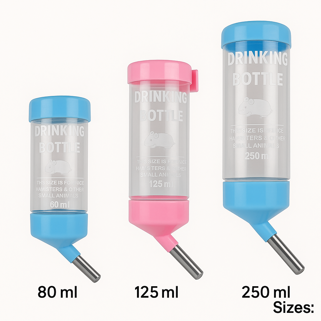 Hamster Water Bottle πΉβ No-Drip Drinking Solution