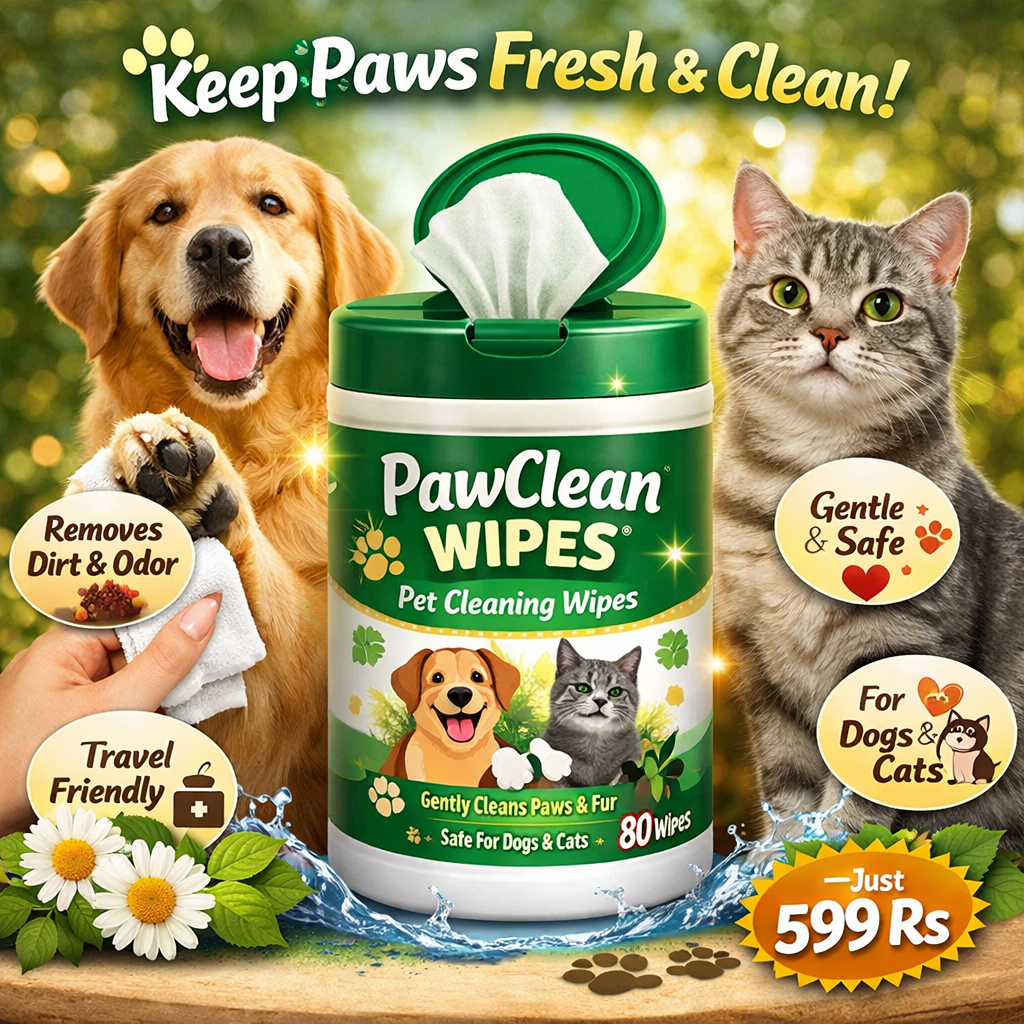 PawClean wipes 🥫