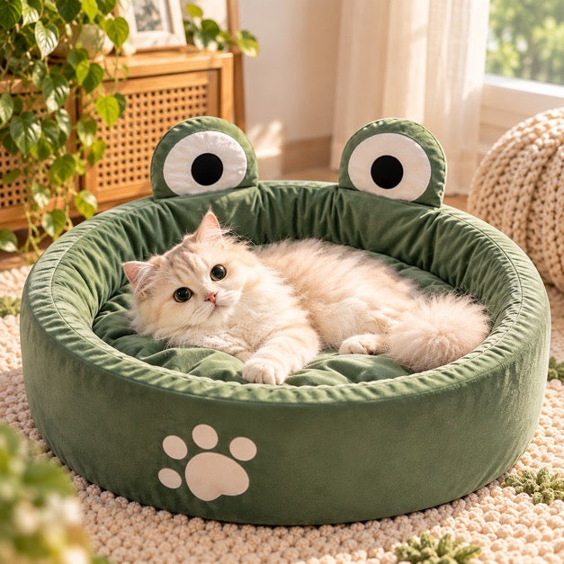Froggy Nap Pet Bed ๐ธ