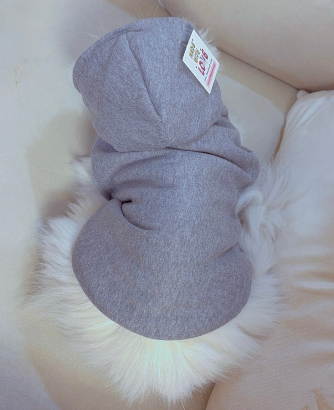 Plain Pet Hoodie - Grey š©¶ š¾