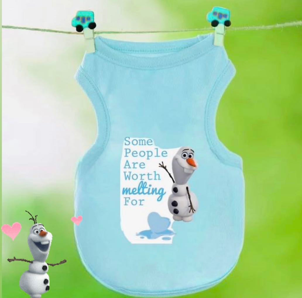 Some people are worth melting for pet shirt 🩵