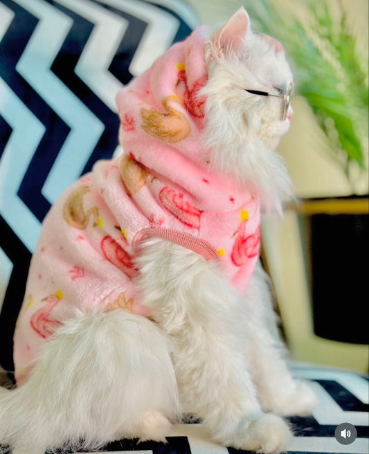 Swans Pet Hoodie - Pink  π¦©π¦’π©·π©° |