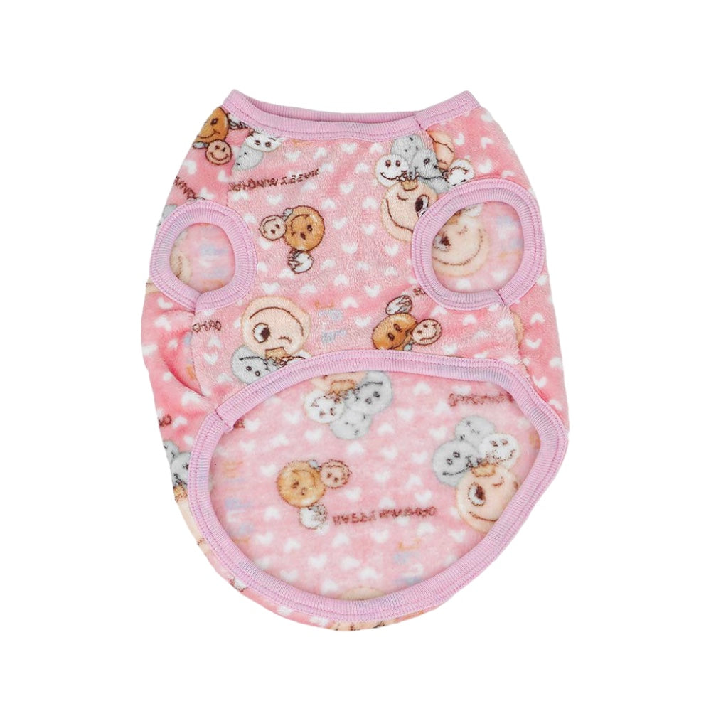 Happy faces Pet Sweater -Pink 😊☺️