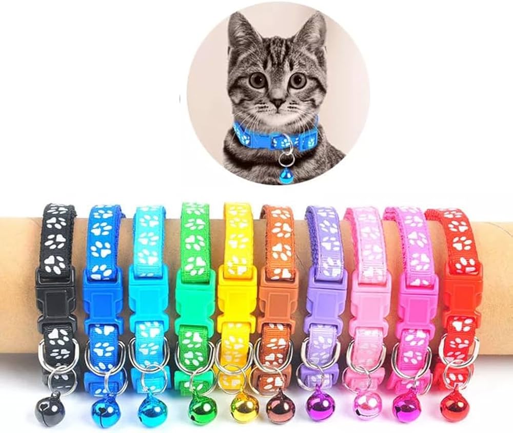 Paw Pet Collar with Bell