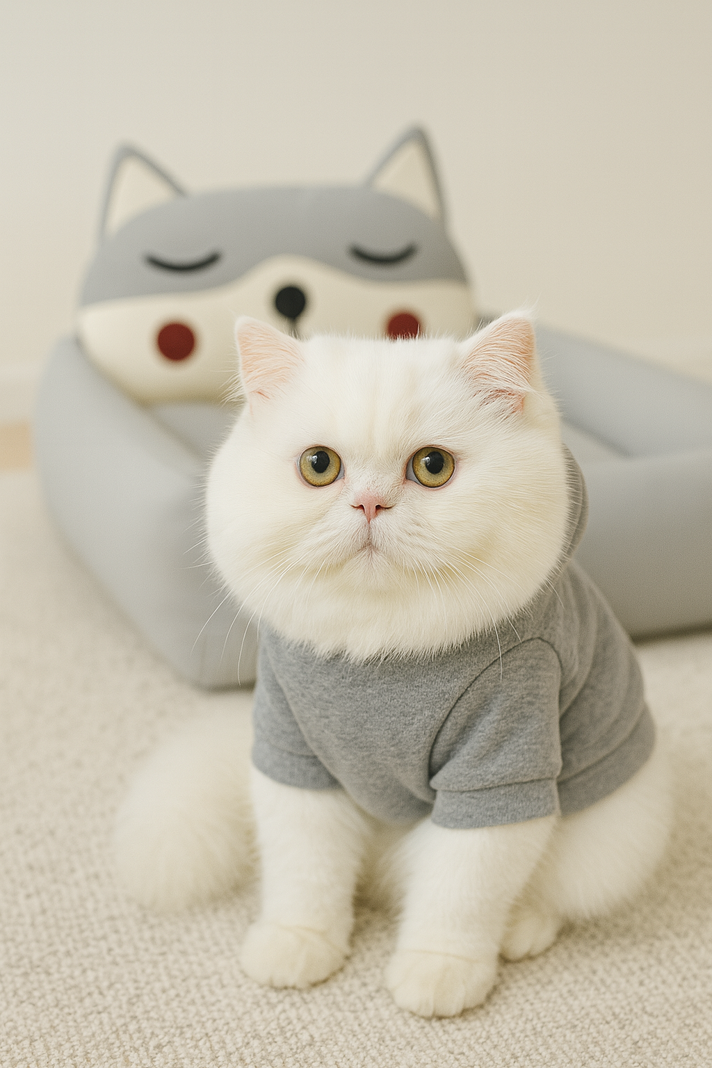 Plain Pet Hoodie - Grey š©¶ š¾