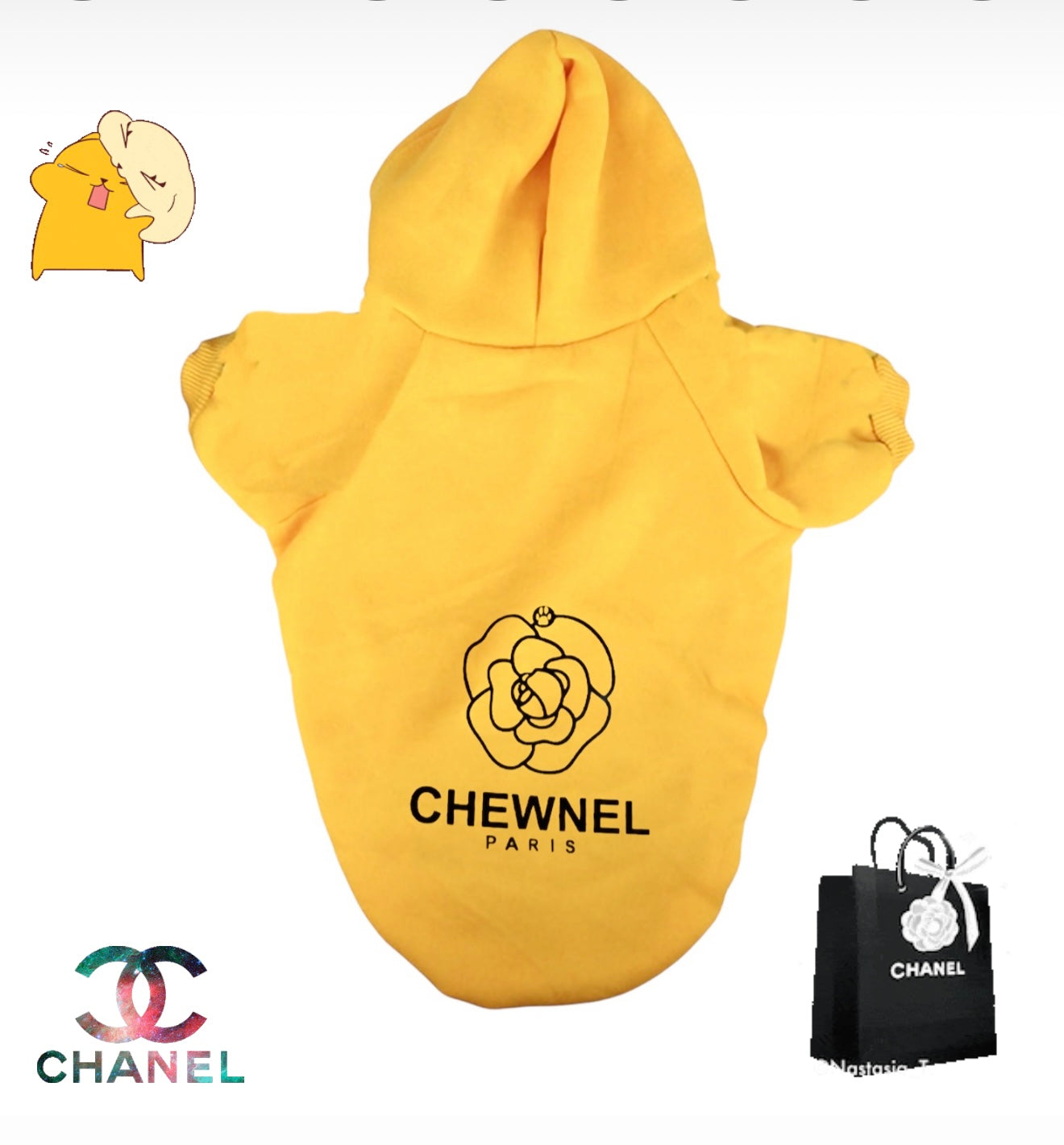 Chewnel pet hoodie 🌱