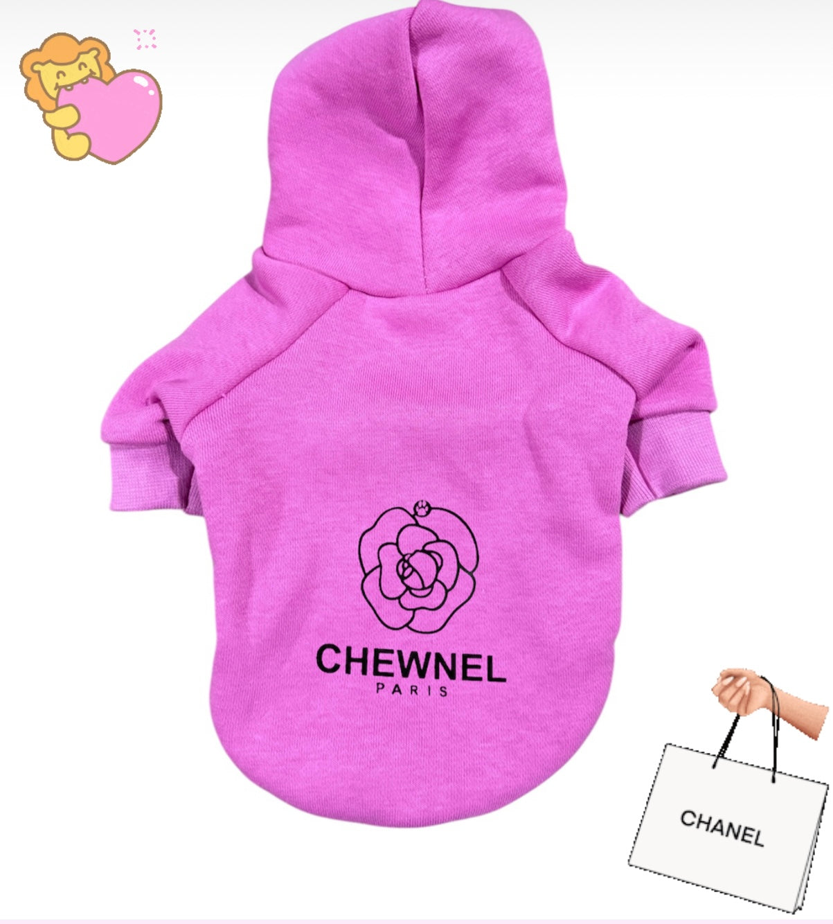 Chewnel pet hoodie 🌱