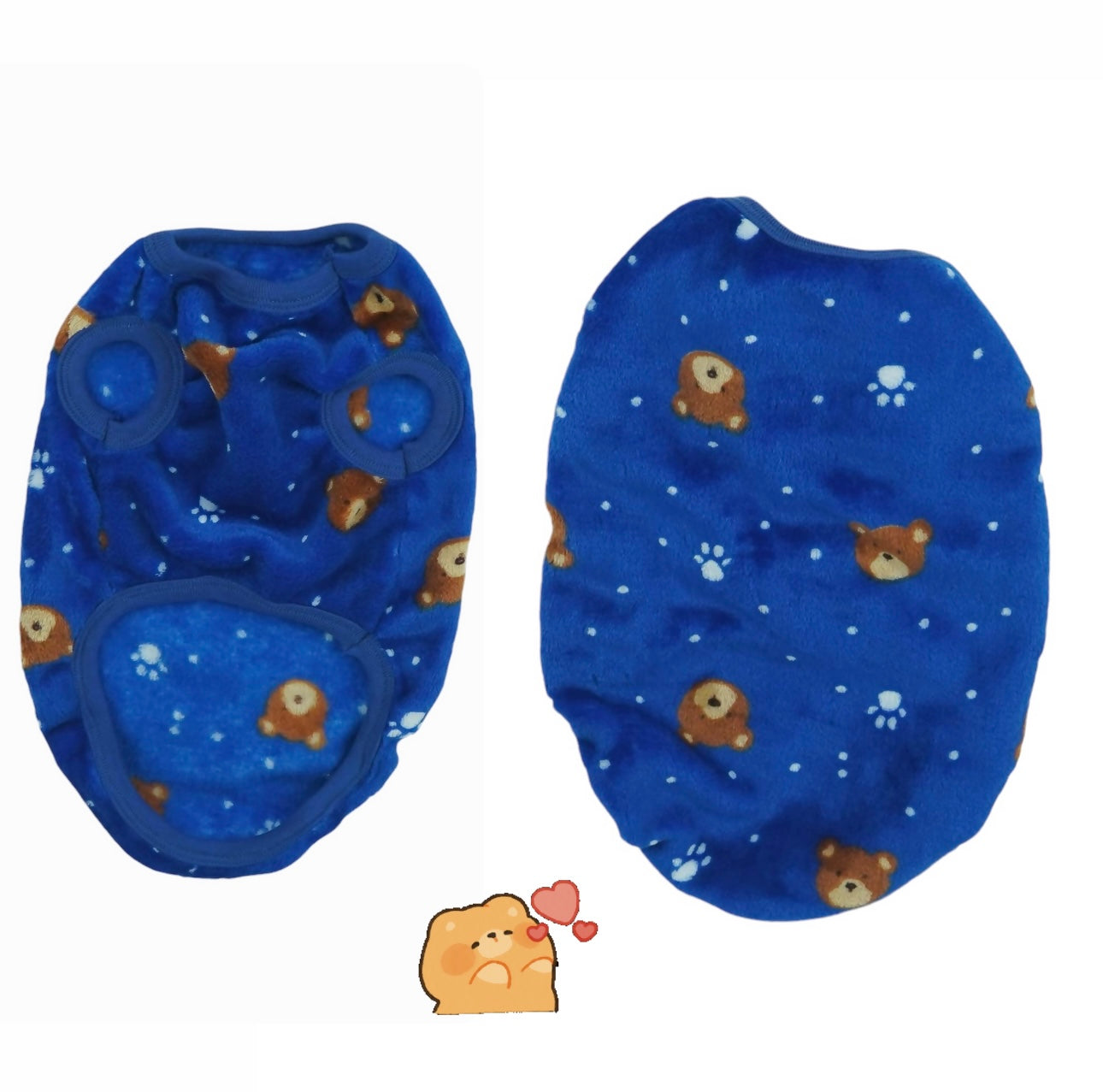 Bear Pet Sweater -Blue 🐻❄️💙
