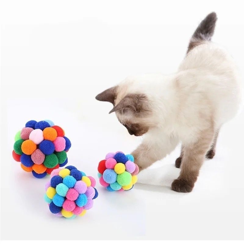 Multicolor fluff Ball ⚽️ 🏀 ⚾️
