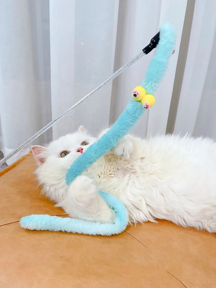 Fluff Caterpillar toy stick đ