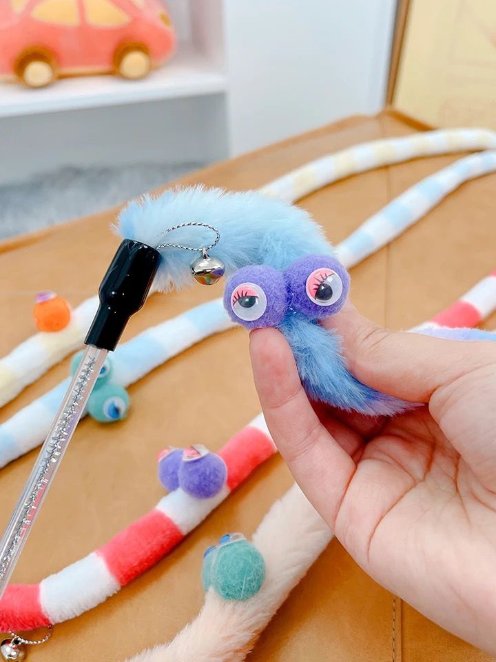 Fluff Caterpillar toy stick đ
