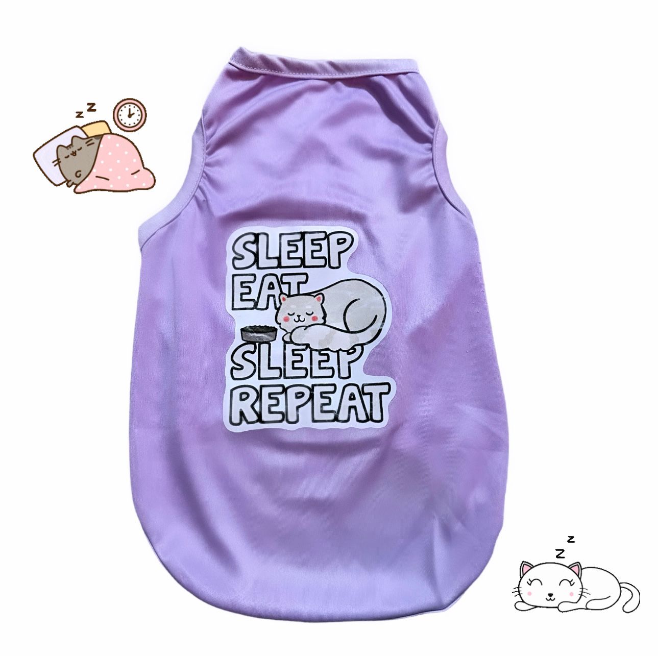 Eat Sleep Repeat Pet shirt ๐ธ