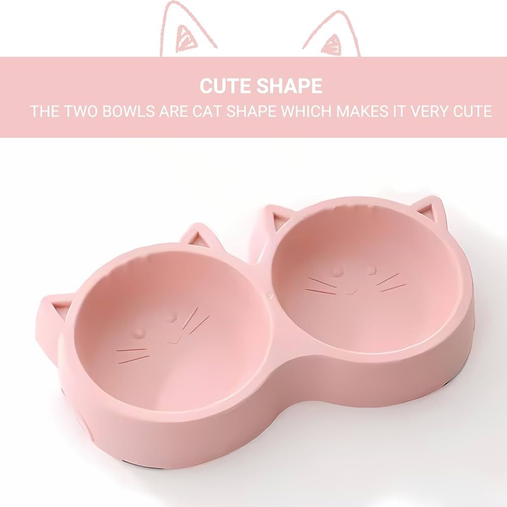 Double sided cat bowls