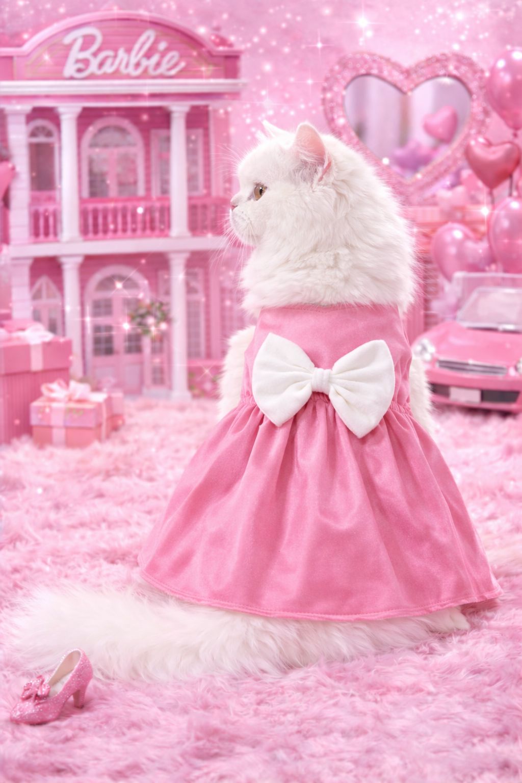 Barbie Bow Pet Frock π