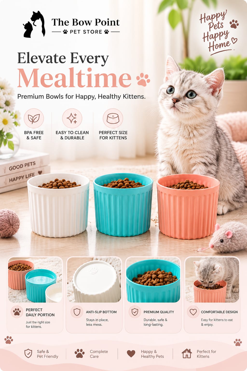 Purr Bowl Kitten Edition
