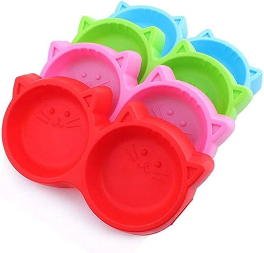 Double sided cat bowls