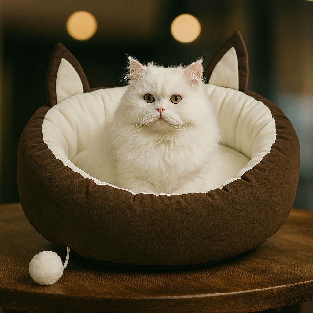 Cat ear Pet Bed with Tail
