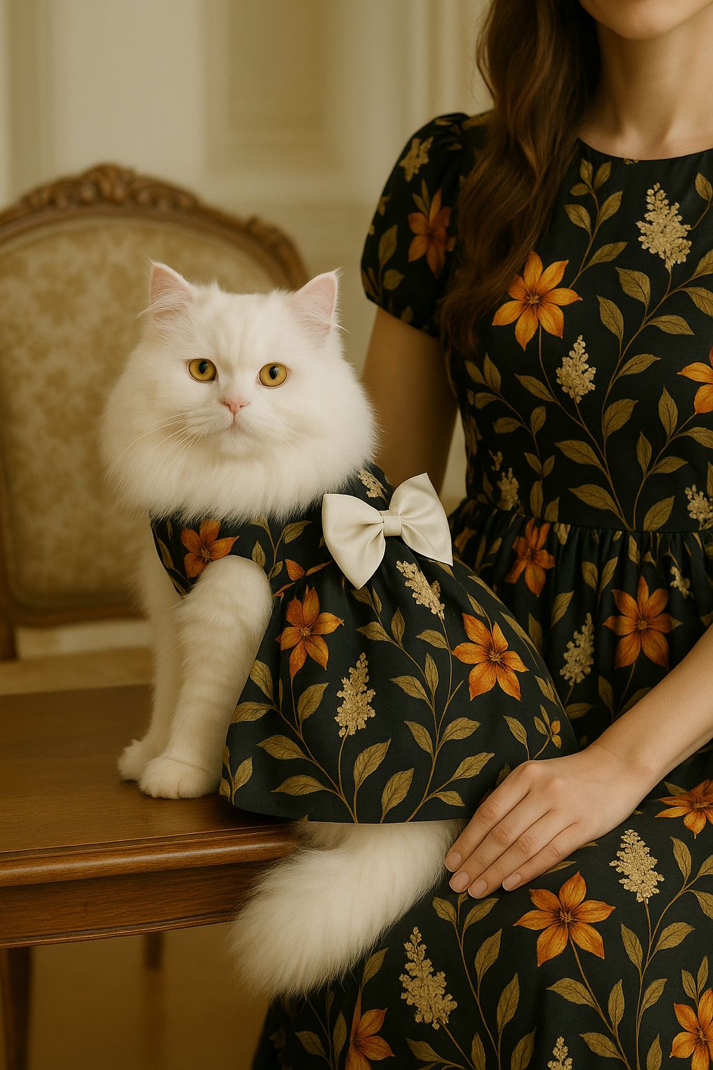 Mom & Cat duo - Bella Pet Frock π€ππ
