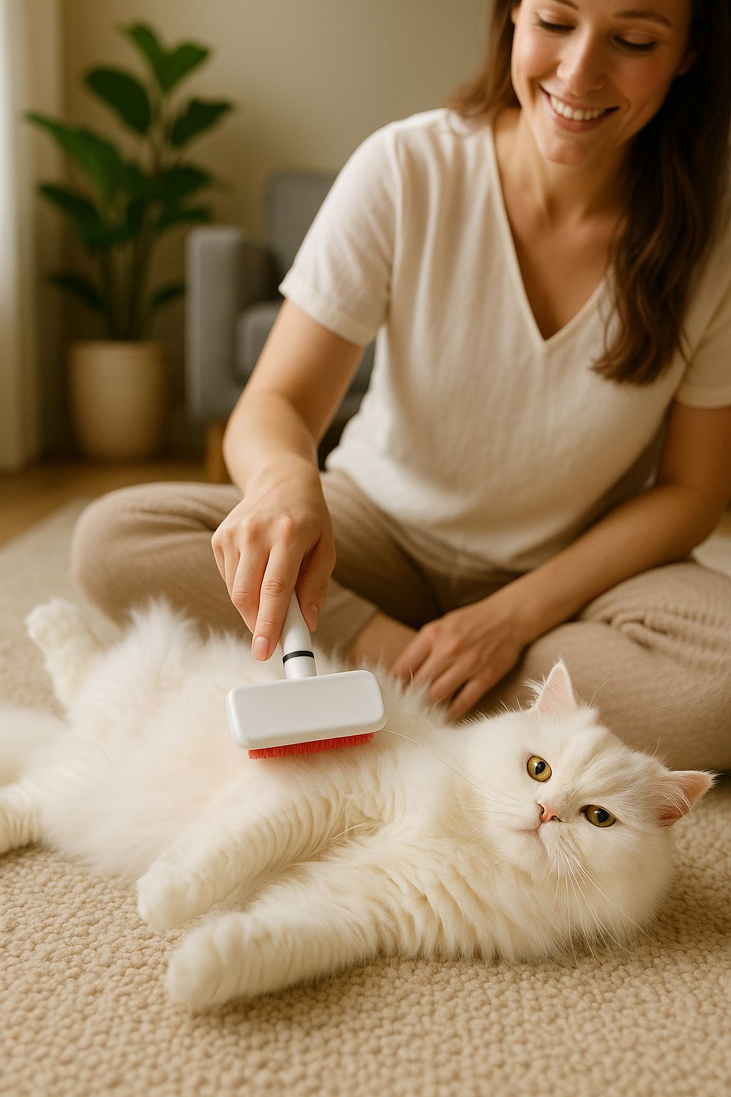 Pet hair brush – Grooming Brush for Cats/Dogs