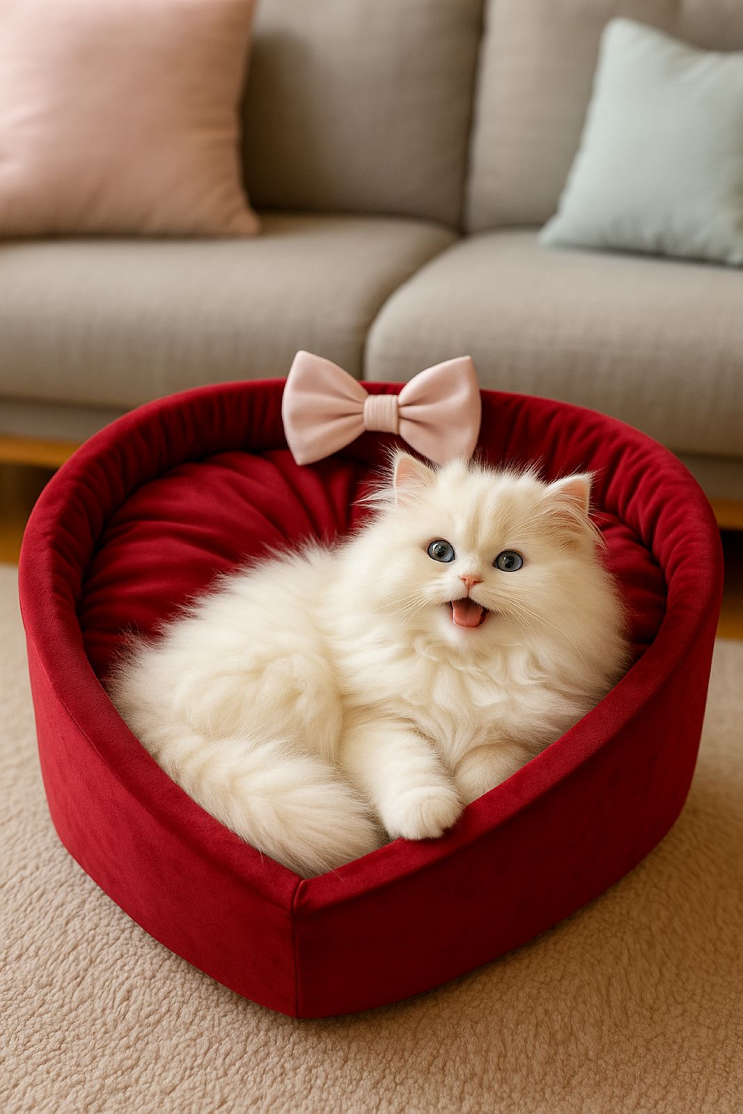 Heart pet bed ♥️🐾 XL