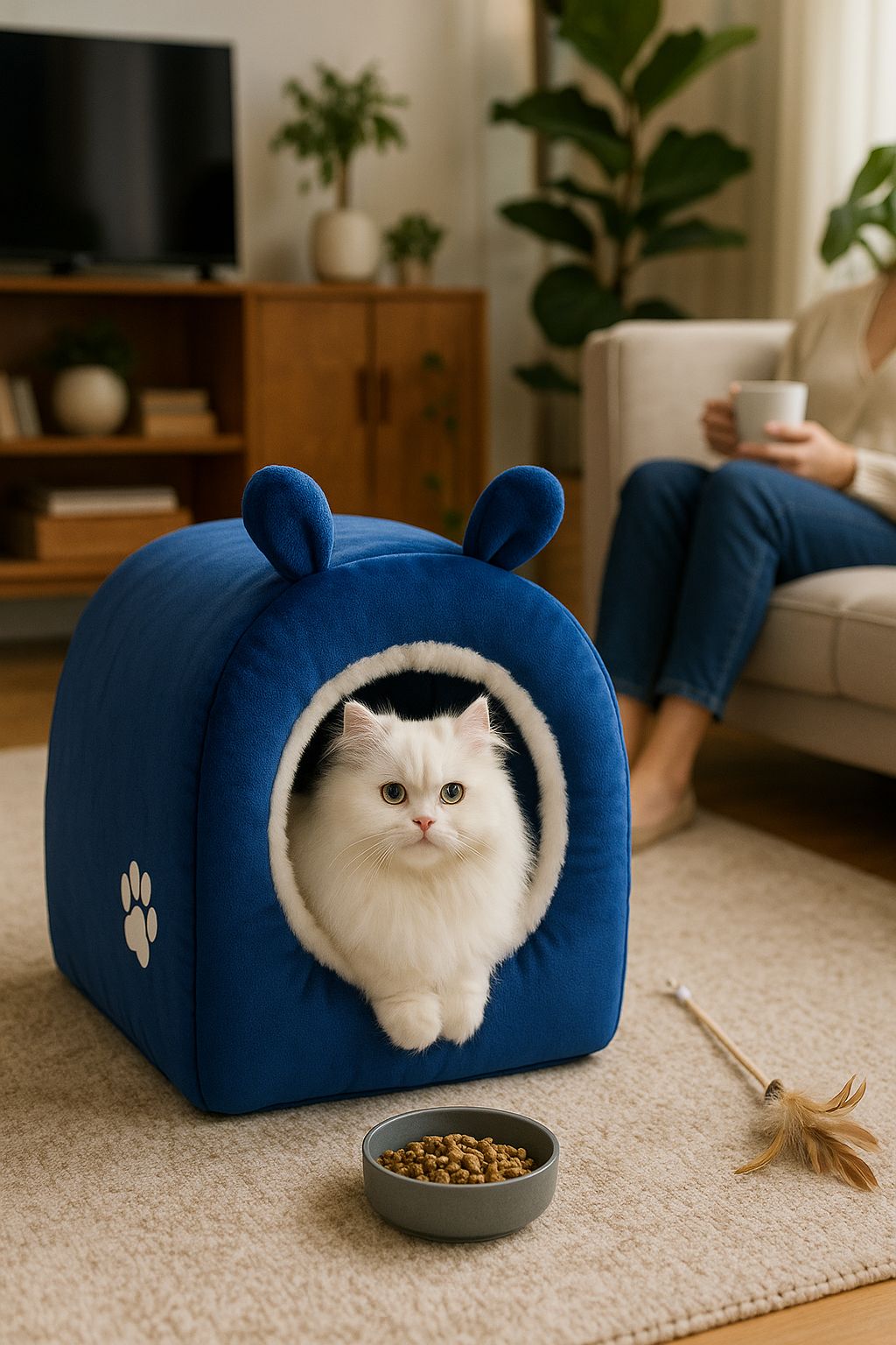 Cute ears pet house – XL – Free Shipping