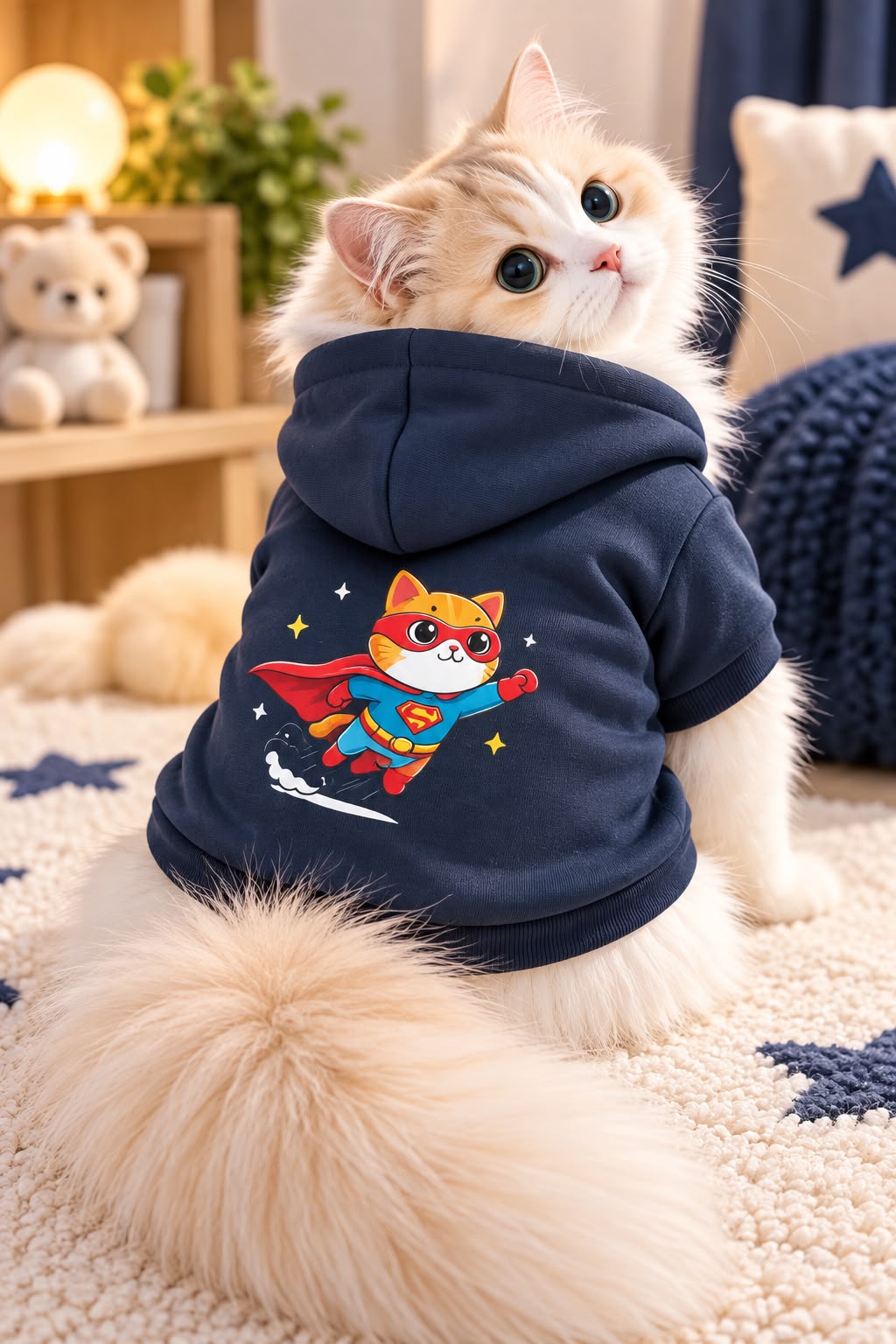 Super cat pet hoodie🦸