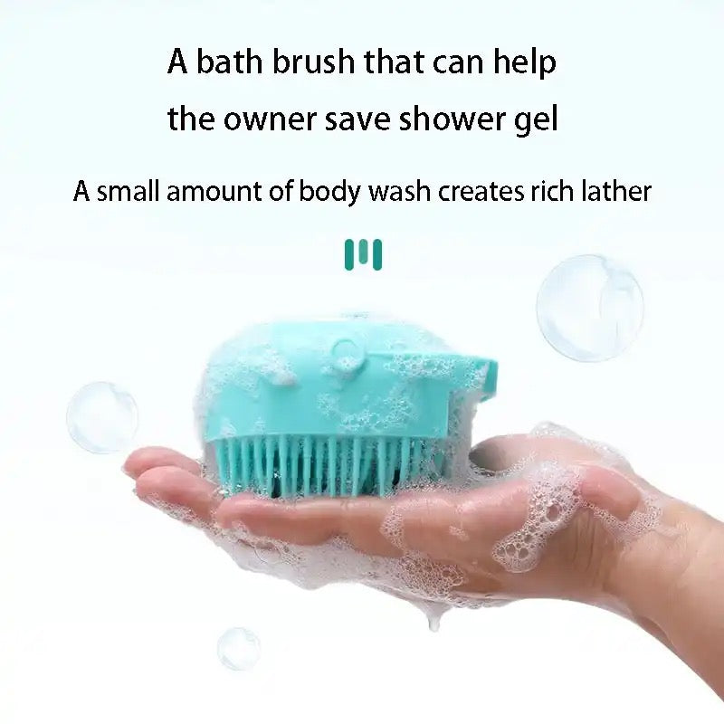 Pet Bath Glove | Easy pet cleaning | Shampoo container
