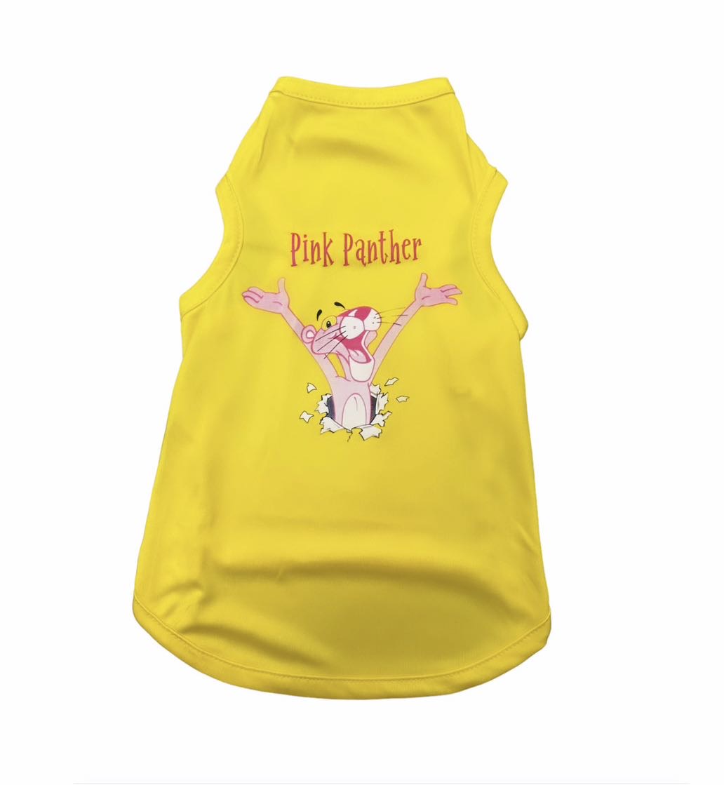 Pink panther pet shirt 🐆