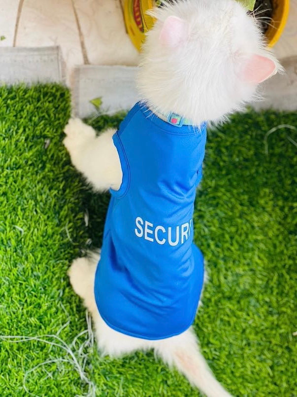 Security pet shirt - BLUE 🚔