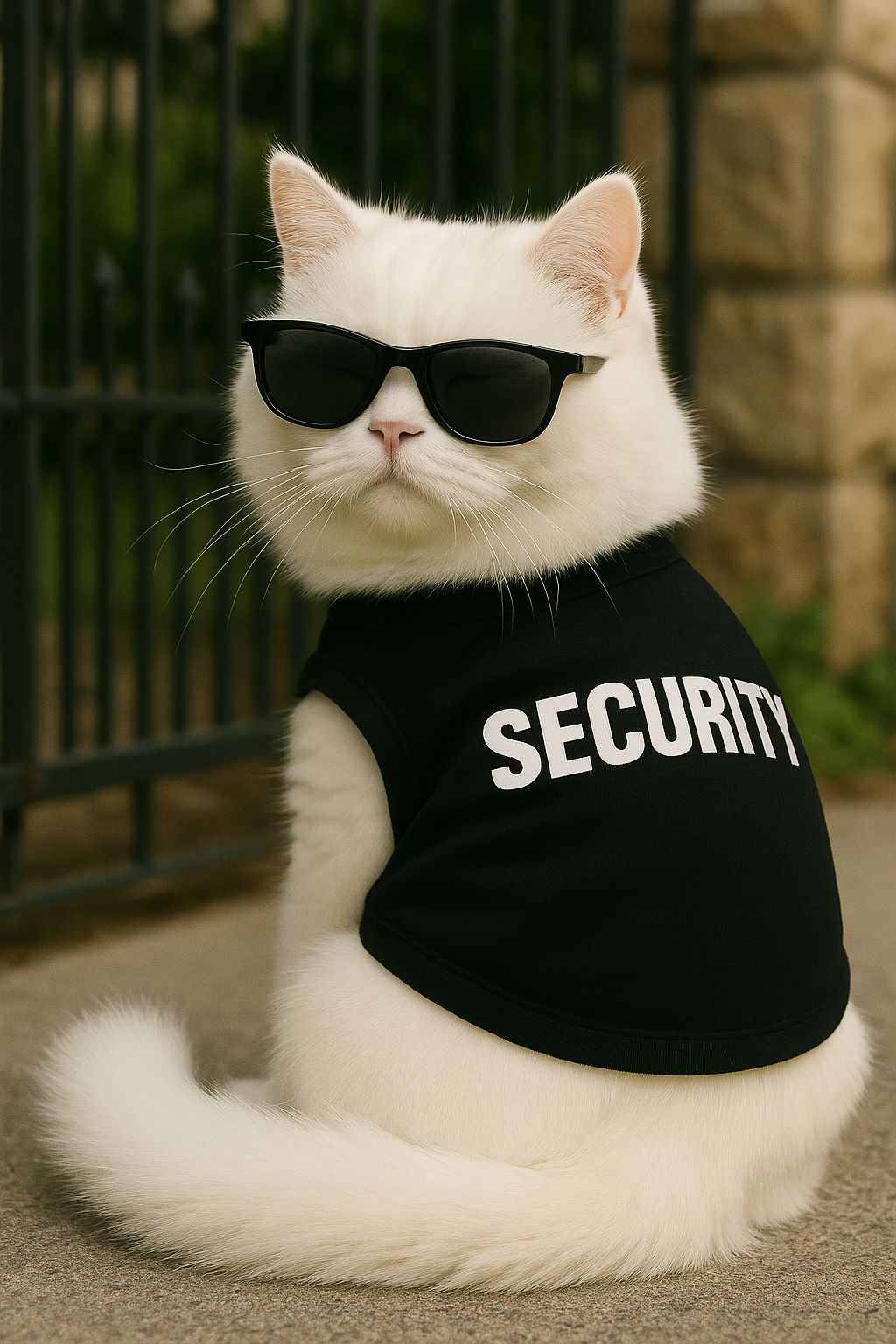 Security pet shirt - BLACK ๐
