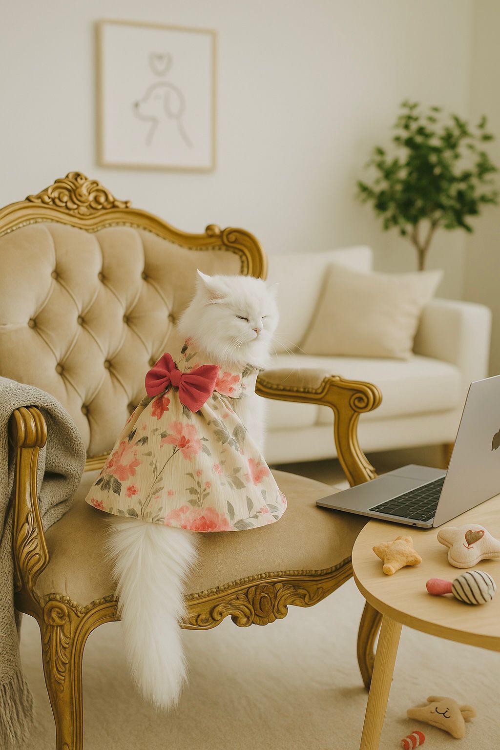 Florette pet frock 🌺