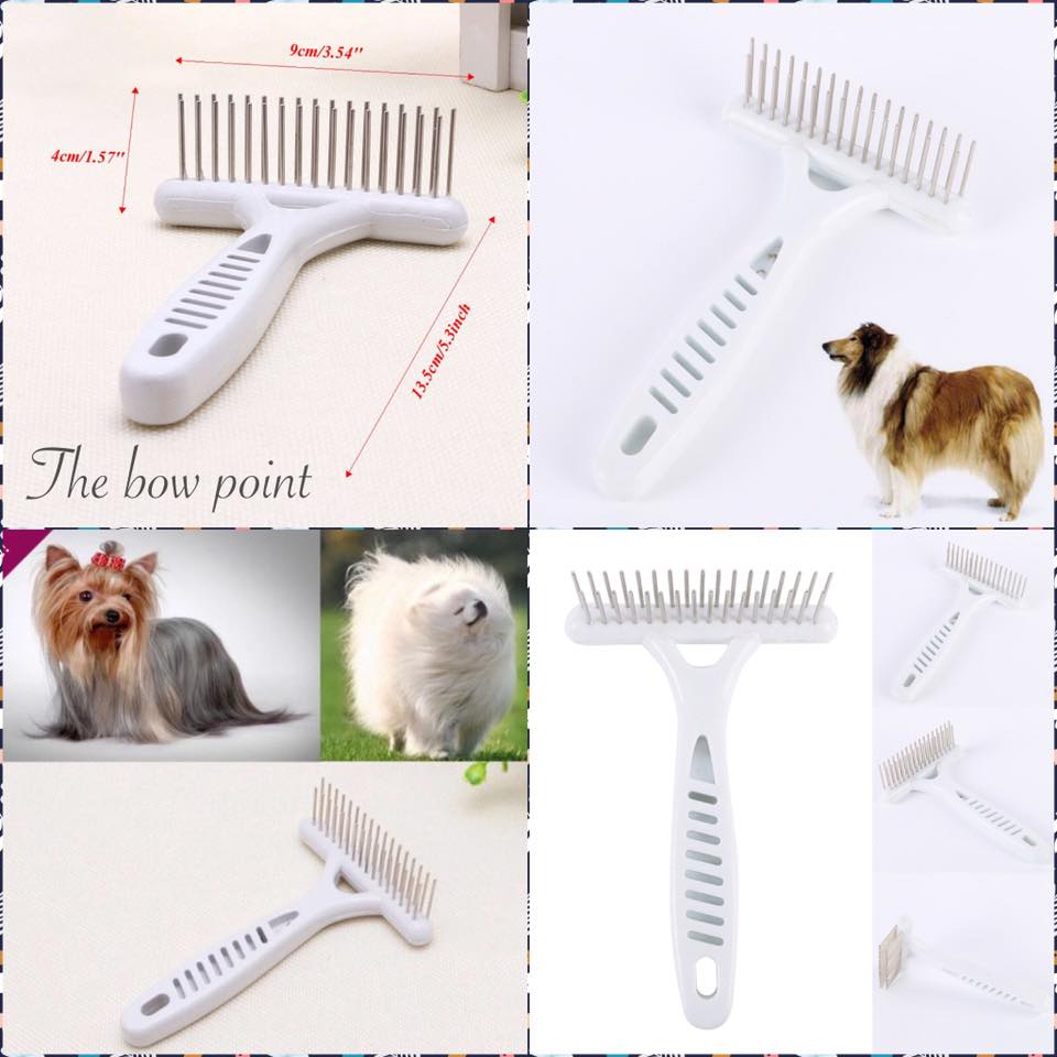 Long hair grooming brush