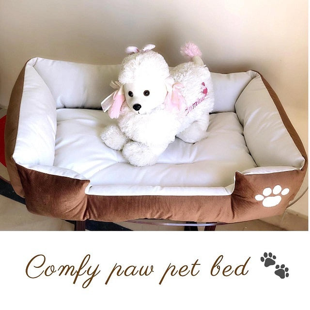 Comfy paw pet bed - XL - For cats & Small breed dogs - BROWN
