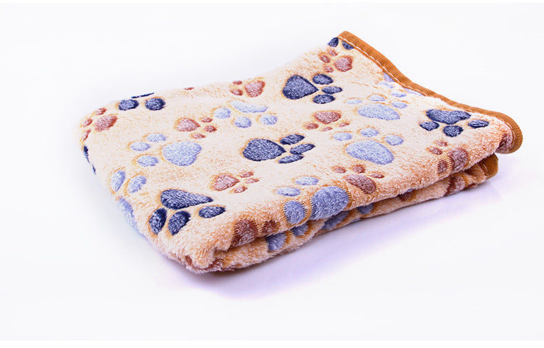 Pet Blanket paw printed.