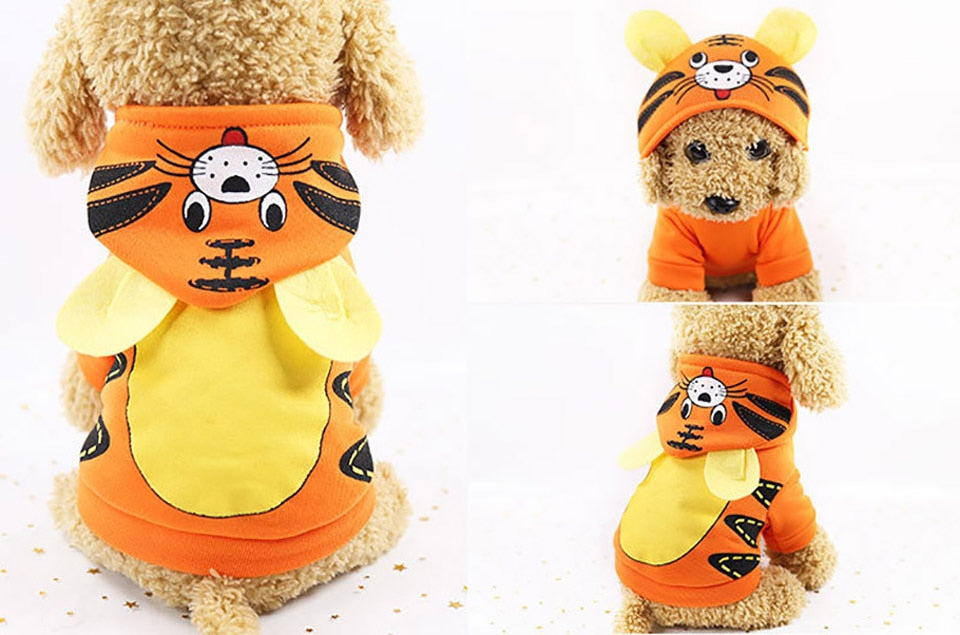 LION Pet Hoodie - Orange