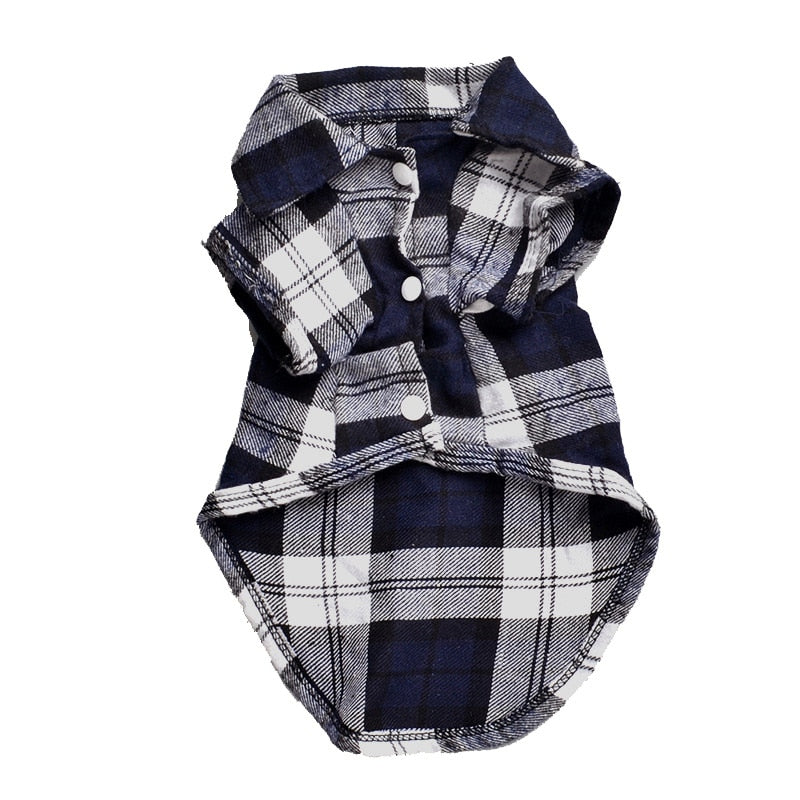 Grid Pet shirt- Spring.
