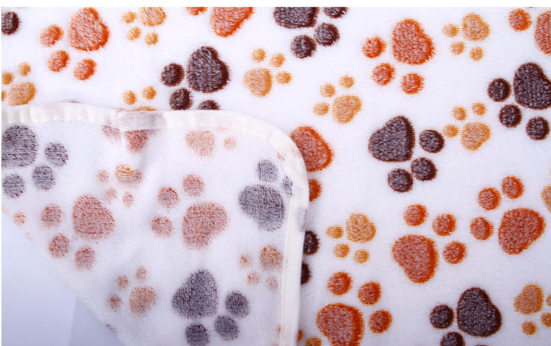 Pet Blanket paw printed.