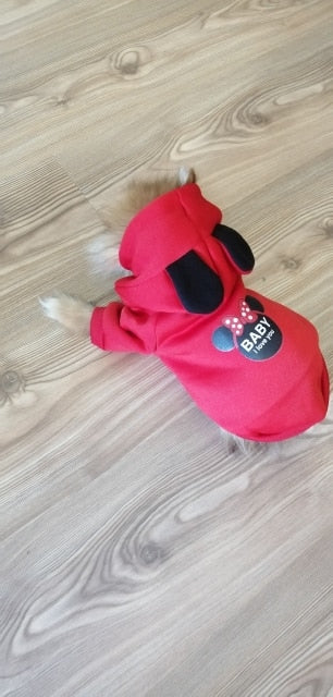 Mickey mouse Pet Hoodie- Spring.