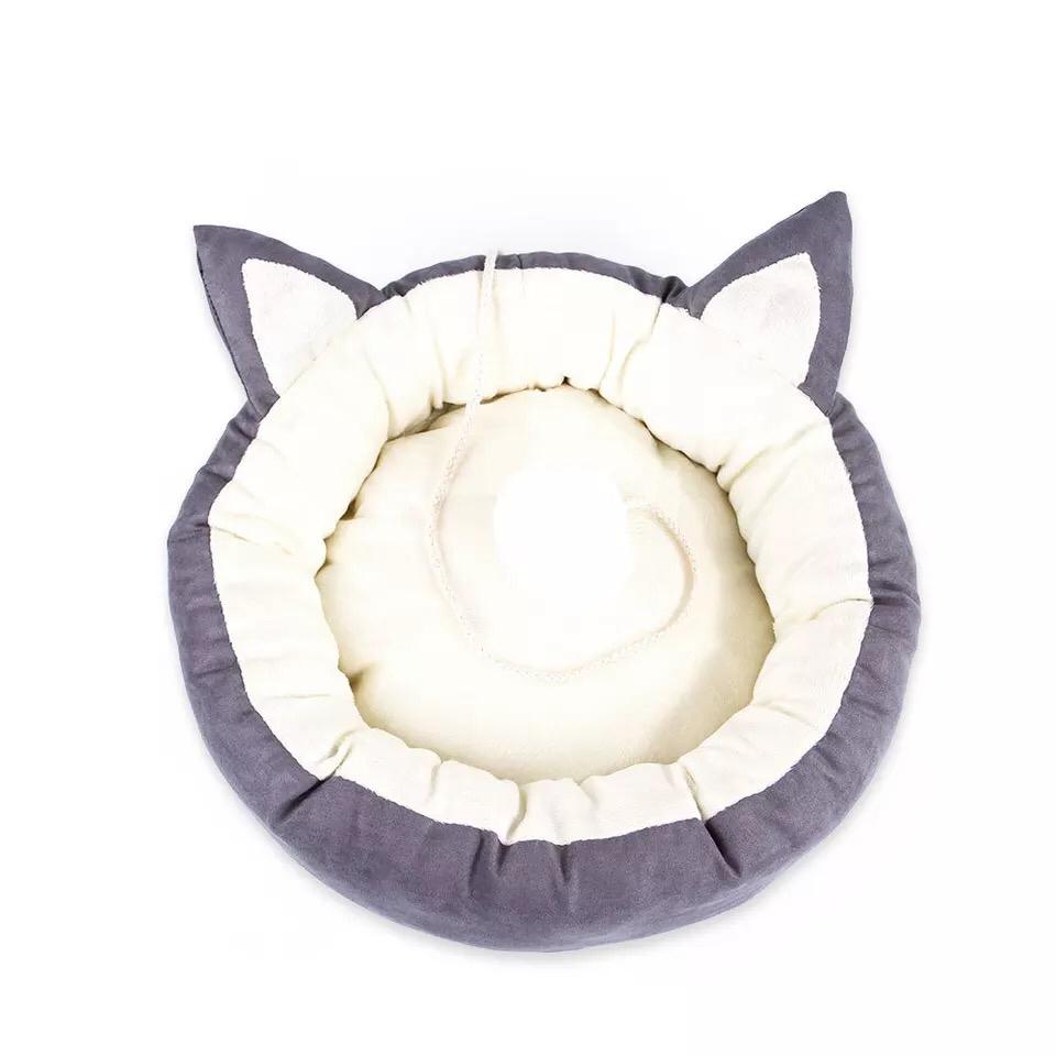 Cat Ears Pet Bed with Tail