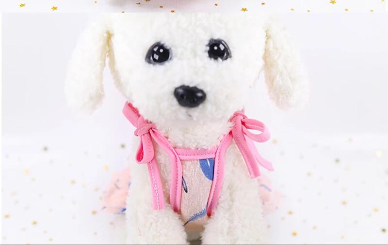 Floral flamingo pet frock - Summer