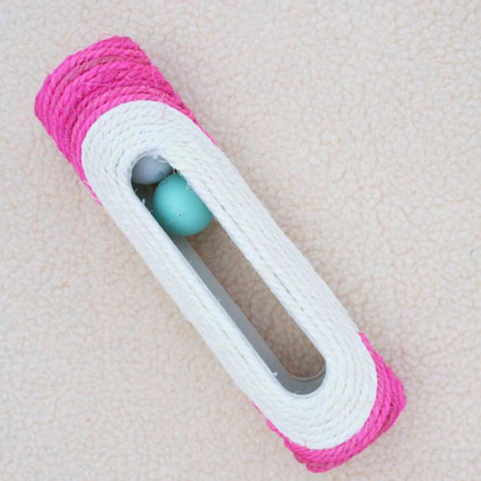 Rolling balls cat scratcher