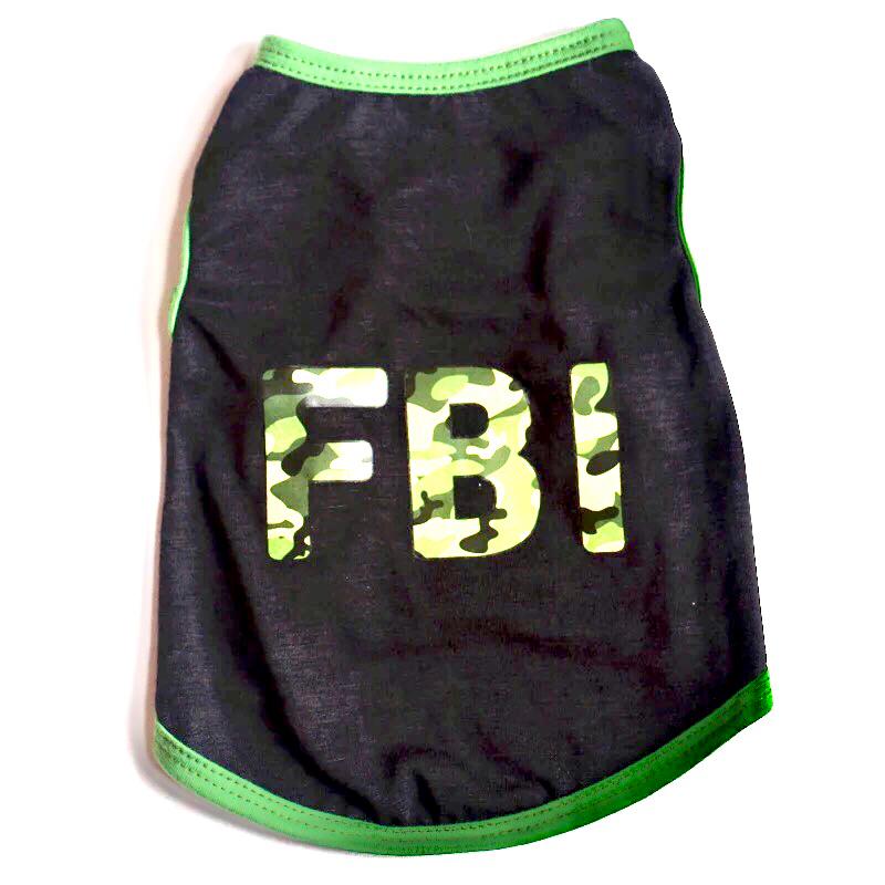 FBI Pet shirt Green Summer